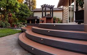 Azek decking with lights