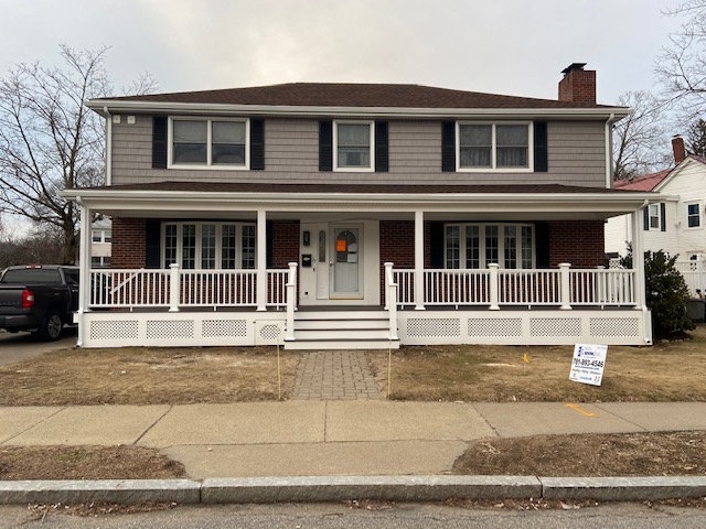 New Porch Roof, Siding & Deck