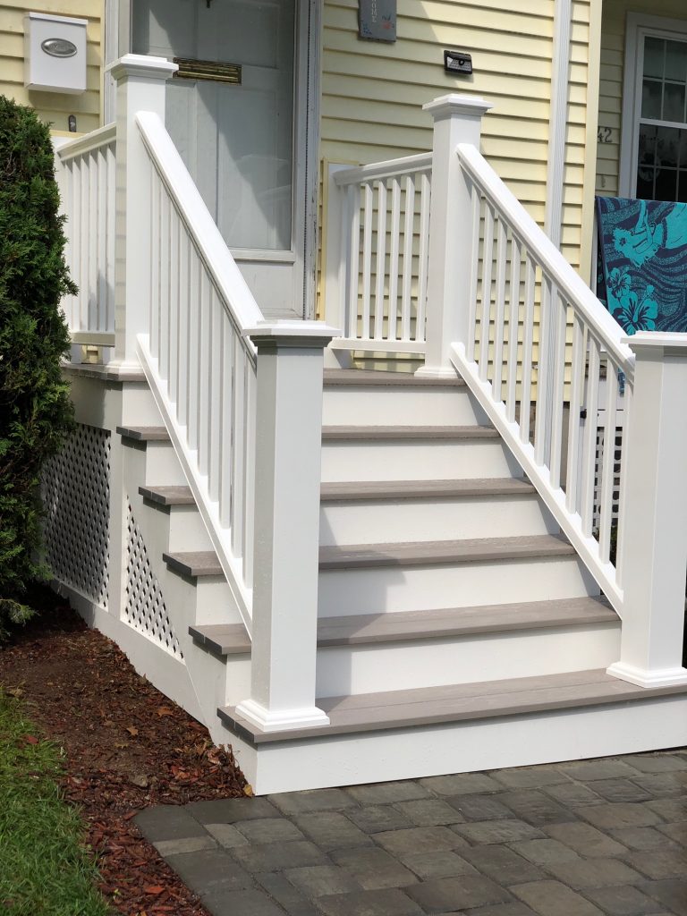 Front Entry Stairs and rails