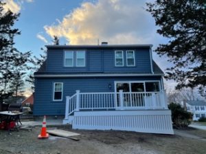 New back deck, windows & siding