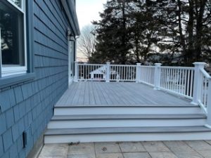 New deck and siding