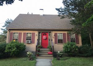 Old Siding, windows, entry door & deck