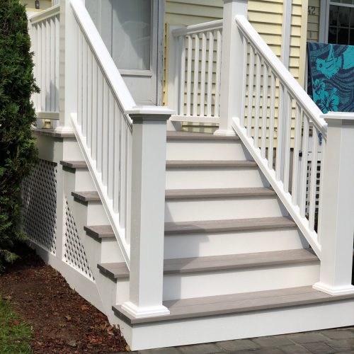 Front Entry Stairs and rails