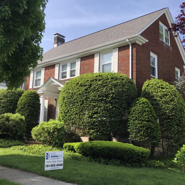 roofing installtion for a resident in Belmont, ma